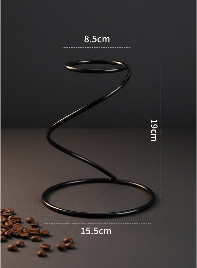 MIBRU V60 Coffee Filter Dripper Holder Metal Spiral Filter Frame Hand Drip Pour-Over Coffee Brewer Stand Tea Pour-Over Drip Cup Bracket - Image 2